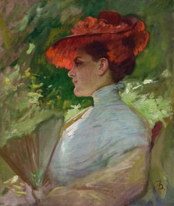 Lady with a Red Hat