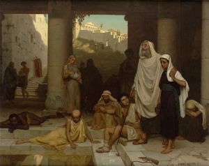 The blind man at the Pool of Siloam