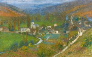 Vue Generale De Labastide-Du-Vert Du Haut Du Parc De Marquayrol