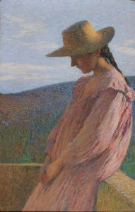 Jeune fille assise