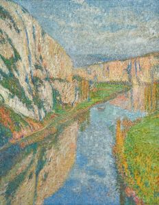 Le lot aux pieds des falaises de Saint-Cirq-Lapopie