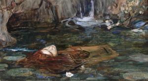 Study For Nymphs Finding The Head Of Orpheus