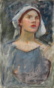 Head study for ‘The Enchanted Garden’