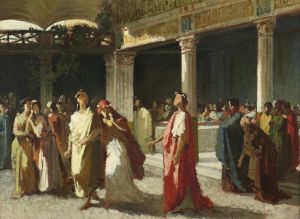 Dramatic Scene in a Court