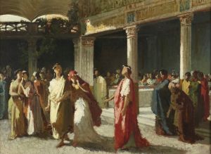Dramatic Scene in a Court