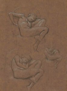 Three studies for ‘Flaming June’
