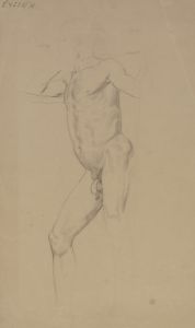 Standing male nude