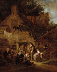 The Organ-Grinder Outside a Cottage
