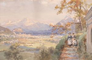 Blick über die Stadt Salzburg