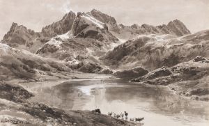 Zürsersee gegen die Wildgrubenspitze