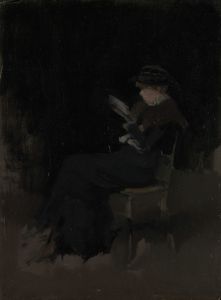 Arrangement in Black; Girl Reading