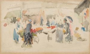 Flower Market; Dieppe
