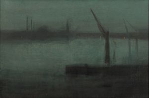 Nocturne: Blue and Silver–Battersea Reach