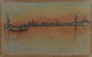 Venice; Sunset on Harbour