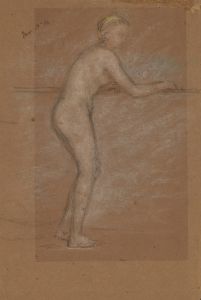 Nude Leaning on a Rail