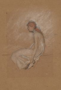 Seated Woman with Red Hair