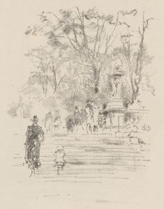 The Steps, Luxemburg Gardens, Paris