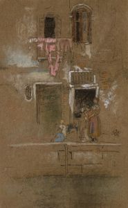 Note in Pink and Brown