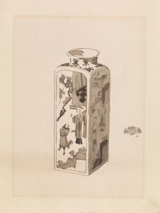 Square canister with expanding neck