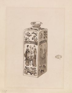 Square Canister with Long Neck