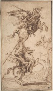 The Sorcerer Atlante Abducting Pinabello’s Lady
