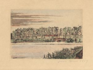 De brug van het bos te Oostende