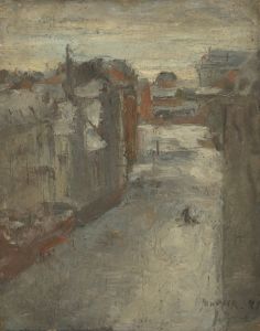The Van Iseghemlaan in the snow