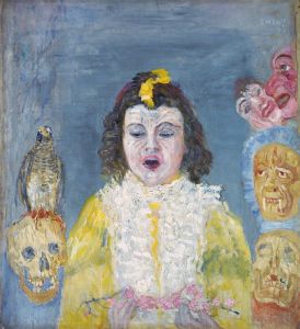 Girl with Masks