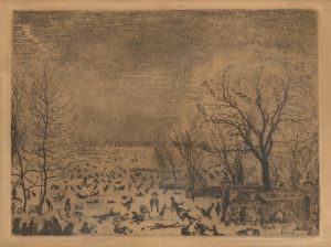 De schaatsenrijders