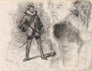 Don Quixote and Four Faces