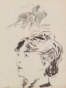 Farmer with Horses Span, Marie Colombier