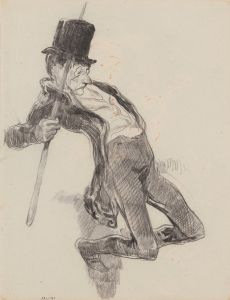 Fisherman Falling in the Water