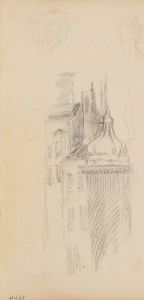 Houses and Pear Shaped Turret