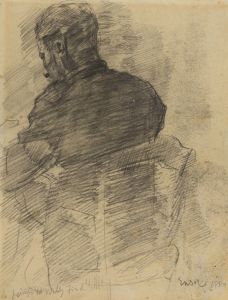 Portret van Willy Finch op de rug