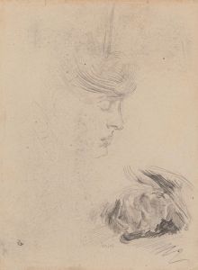 The artist’s Sister Mitche and Figure