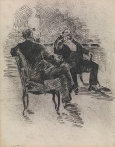 Two Gentlemen Smoking