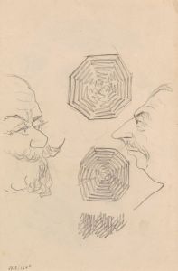 Two heads and a Spinning-Wheel