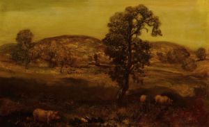 Landscape with Pigs