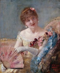 Femme à l’éventail