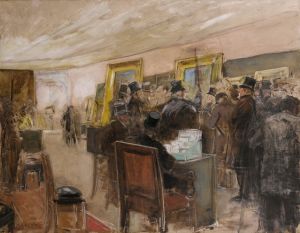 French study for ‘une séance du jury de peinture’