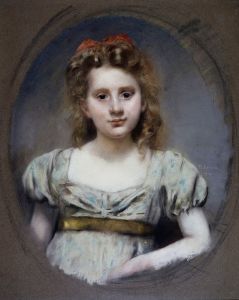 Portrait de Mlle Suzanne Malvesin à 12 ans