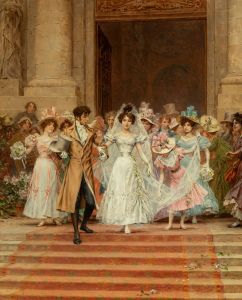 The wedding, Church of St. Roch, Paris
