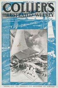 Collier’s Illustrated Weekly, ‘Trying Out’ The America’s Cup Defenders Off Newport
