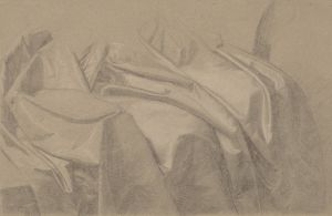 Drapery Study for ‘Mary and Elizabeth Royall’