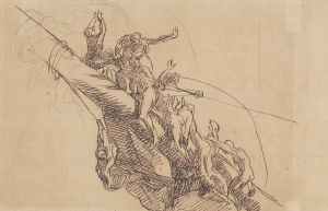 Study for ‘The Defeat of the Floating Batteries at Gibraltar’