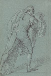 Figure Study for the Painting of the Victory of Lord Duncan: Study for Sailor Bearing the Dutch Flag