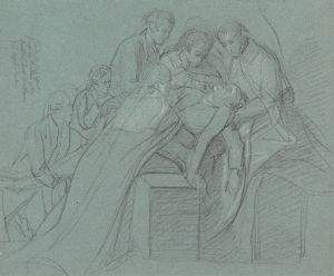 Study for the Central Group in the ‘Death of Earl of Chatham’
