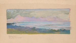The Island of Moorea Looking across the Strait from Tahiti, January 1891