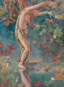 Autumn Scattering Leaves