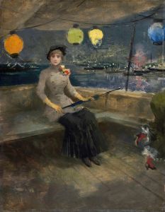 Woman On A Yacht